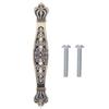 Cabinet Pull Modern Retro European Style Zinc Alloy Cabinet Door Handle Home Decoration for Drawer Wardrobe with Screws