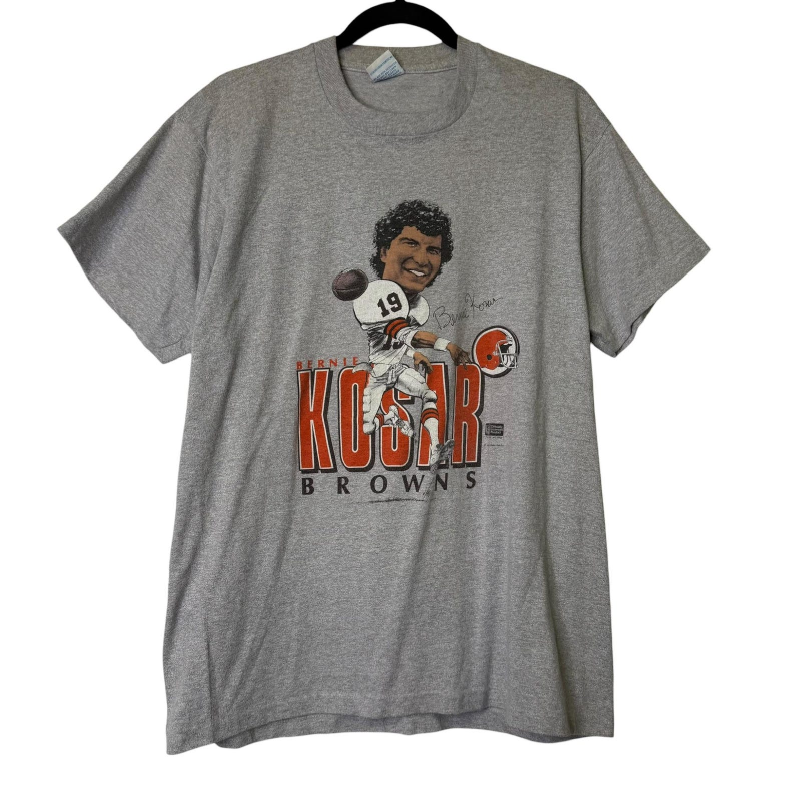 1987 Bernie Kosar Cleveland Browns Salem T shirt Sz XL (B1662) 3XL