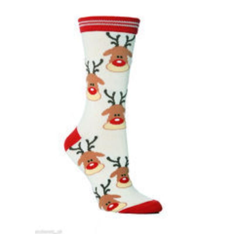European and American Women's Fashion Christmas Socks Elk Men's and Women's Long Socks Cotton Socks Mid Tube Socks Halloween Socks Trend
