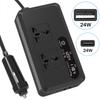 200W Car Inverter DC 12V To AC 220V 230V Transformer Convert Type-C USB Fast Charging EU Socket Car Inverter Power Adapter