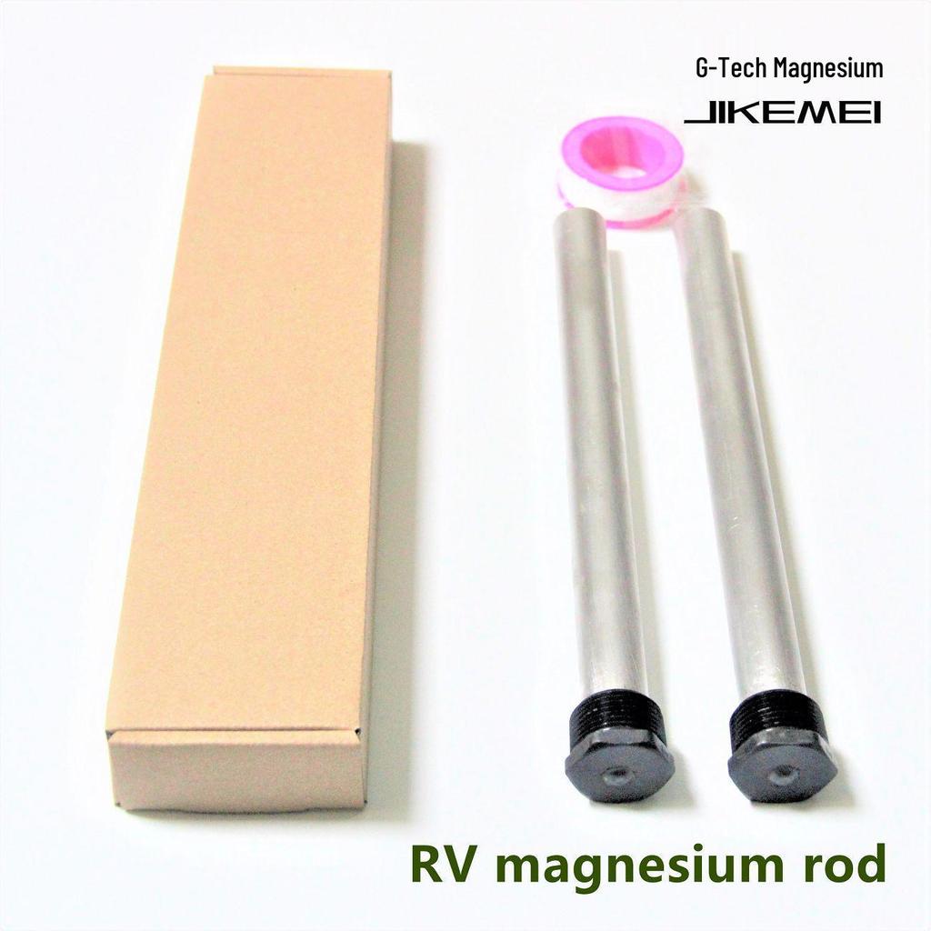 RV Water Heater Magnesium Anode Rod - 3/4 NPT US Standard, Two-Piece Set