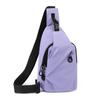 Men's Chest Bag Multi-functional Outdoor Crossbody Bag Water-repellent Shoulder Bag