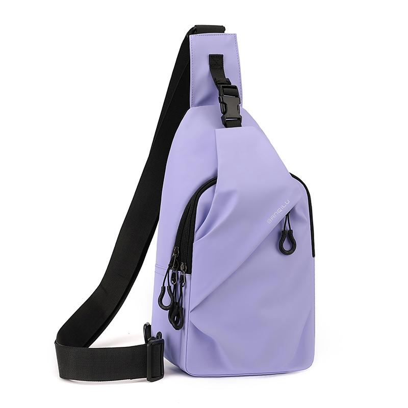 Men's Chest Bag Multi-functional Outdoor Crossbody Bag Water-repellent Shoulder Bag