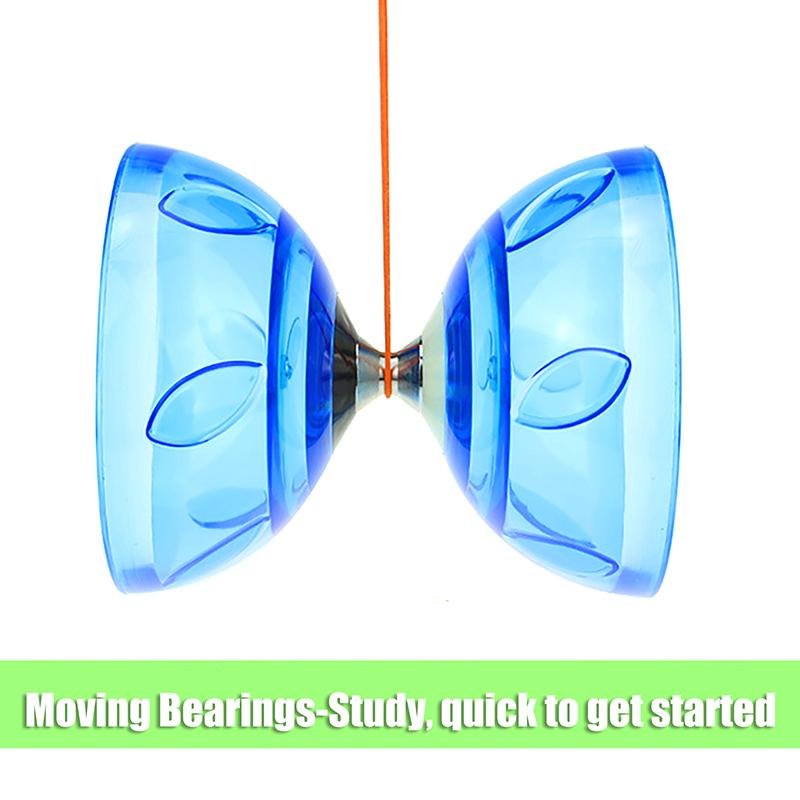 Double-Head Diabolo Fitness Toy Portable Outdoor Play Diabolo Yo-Yo Play Diabolo Elderly Children'S Toys Agility Exercise