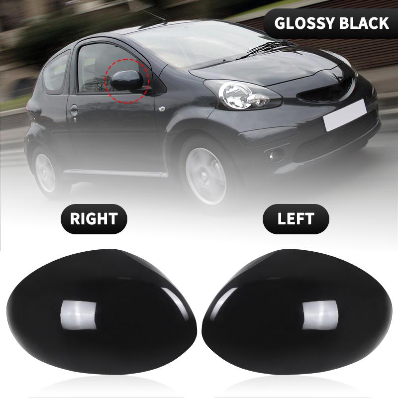 Calotta Specchietto Retrovisore Laterale Destro Sinistro Guscio Copertura Specchietto Laterale Porta Per Toyota AYGO 107CC Citroen C1 2006 2007 2008 2009 2010 2011-2014
