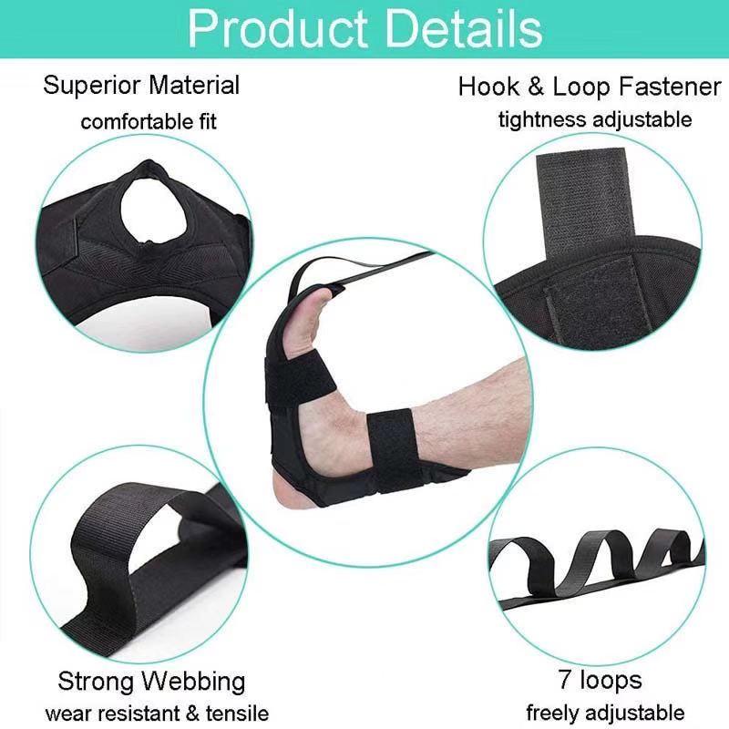 Yoga Adjustable Stretch Strap for Leg and Foot Rehabilitation