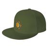 Fashion BONES  Jeffersonian Institute Logo Flat Brim Sun Hat  Trendy Matching Tennis FeUnisex