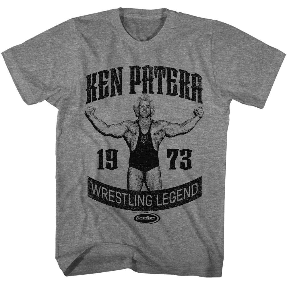 Powertown Ken Patera 1973 WWE Wrestling Champ Legend Photo Men T Shirt XL