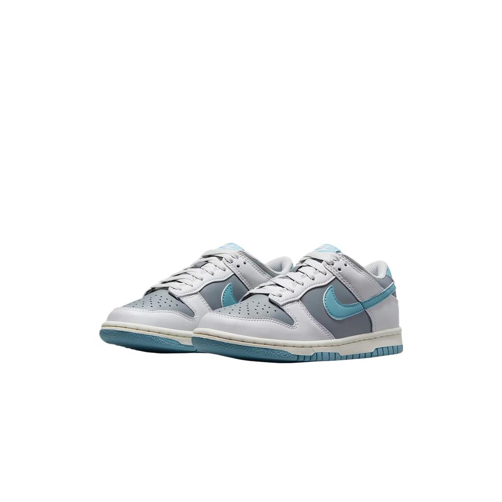 Nike Dunk Low GS Bianco Grigio Fumo Chiaro Bambini FB9109-008