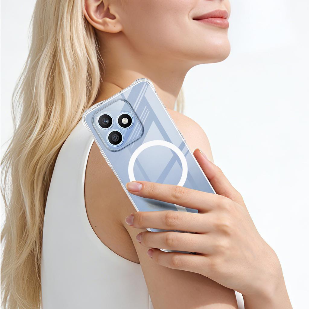 For Honor X8d 4G Phone Case IMAK Shock-resistant Soft Magnetic Case