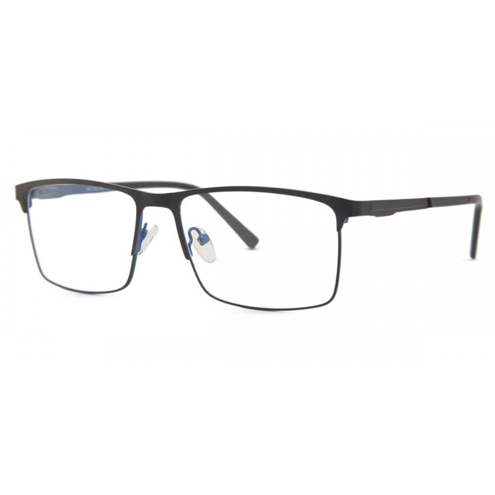 Full Rim Square Matte Black Blue Smartbuy Collection Spence 909a Fashion Men Eyeglasses