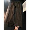 Mens Loose Straight Leg Sweatpants Star Print Fall Casual Pants Mid Waist Micro Stretch