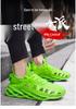 7770 Men's Low-Top Blade Sole Running Shoes - Iridescent Mesh Upper, Large Size, Trendy & Casual for Spring/Summer Jogging