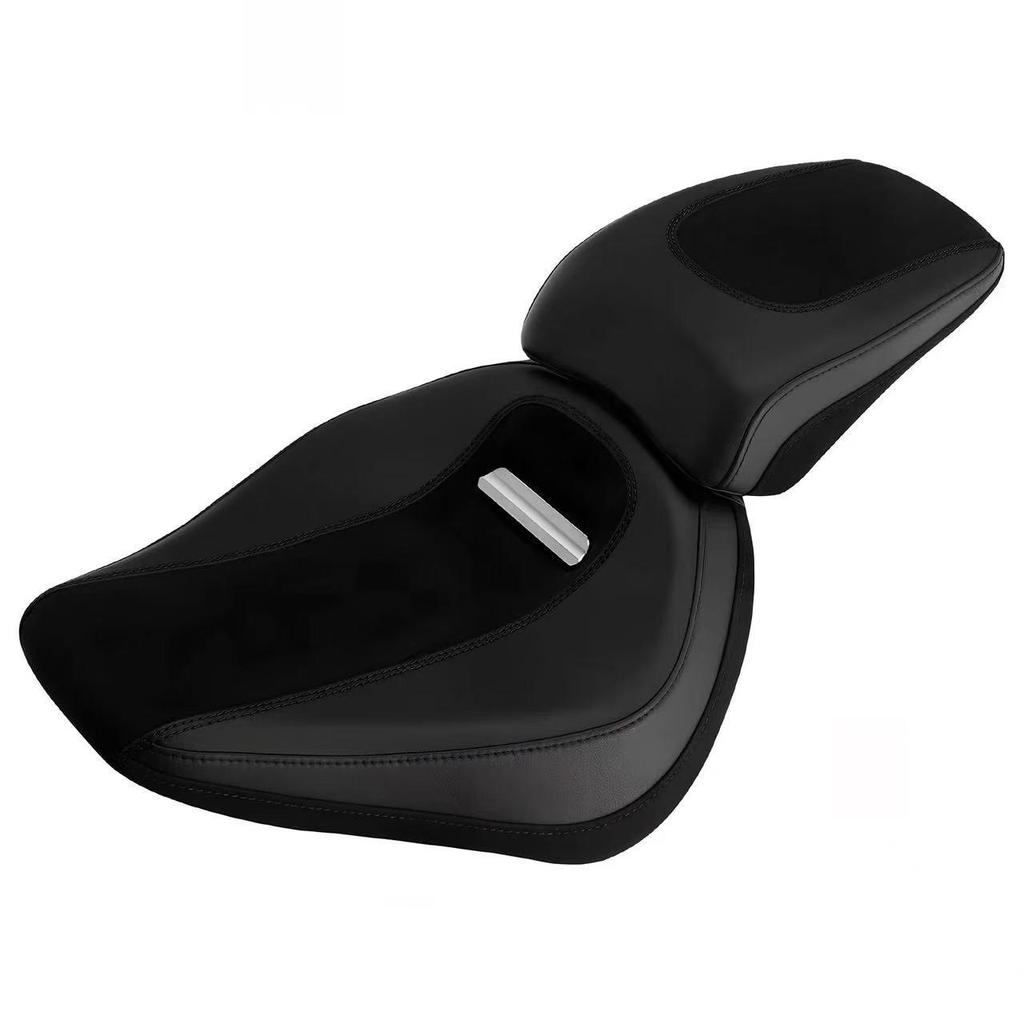 Harley Softail Breakout 18-23 Double Leather Seat for Driver & Passenger