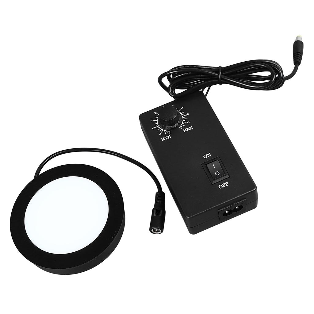 Microscope Bottom Light LED Adjustable Illumination Round Light Source   for Laboratory