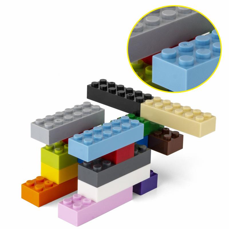 100g Small Particle 2456 High Brick 2x6 DIY Building Block Compatible with Creative Gift MOC Building Block Castle Toy