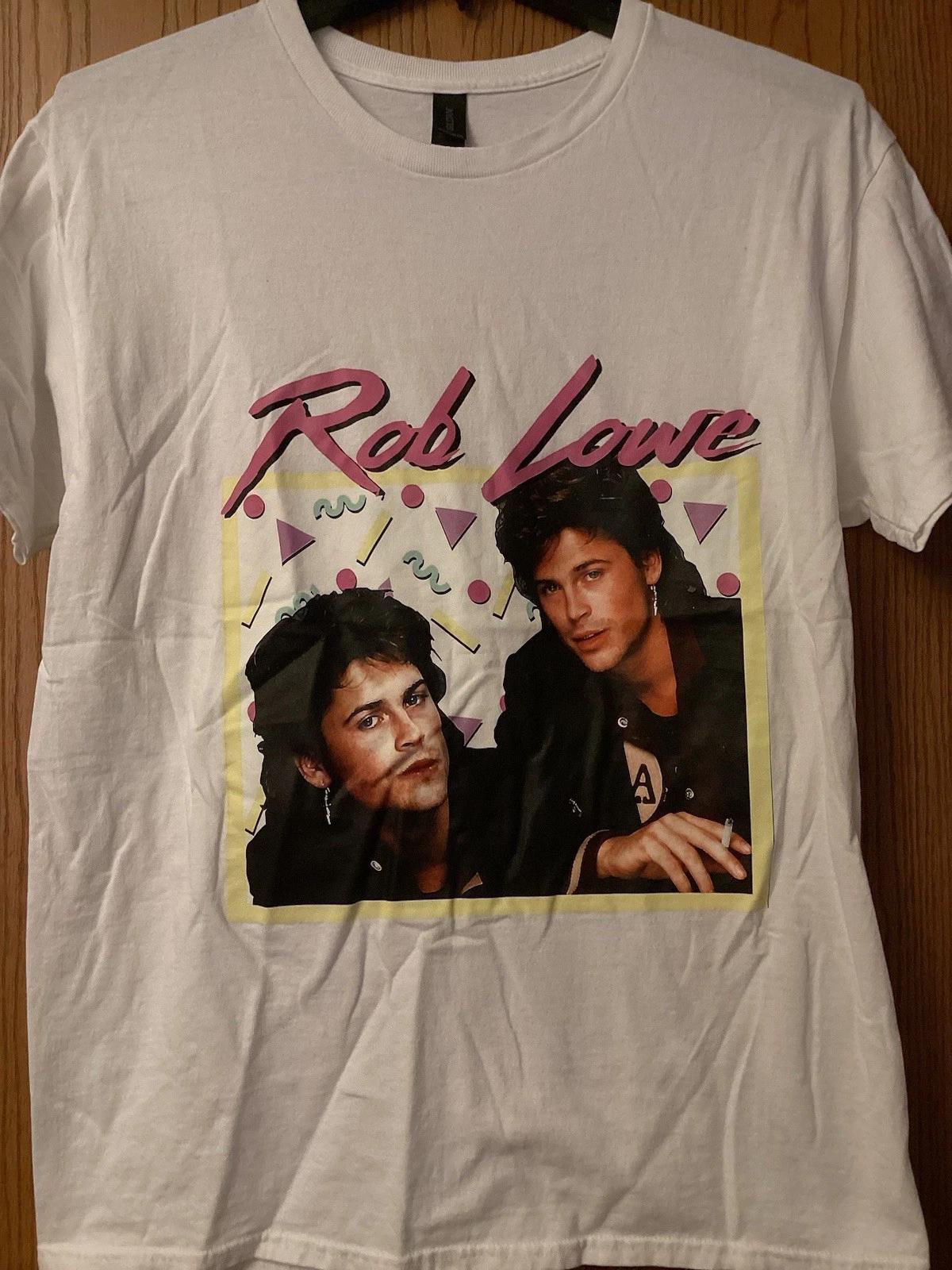 

Rob Lowe (American Actor) - White Shirt - L L