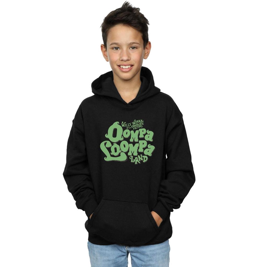 Willy Wonka And The Chocolate Factory Boys Oompa Loompa Land Hoodie
