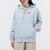 Puma Downtown Logo Print Hoodie Women Tops Blue 533049-71