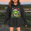 Children's Fashionable Casual Long-sleeved Loose Christmas Print Pullover Hooded Sweatshirt