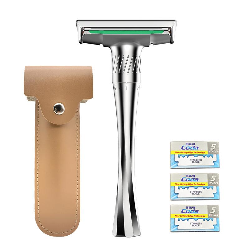 Manual Razor Adjustable Men's Razor Manual Zinc Alloy Razor HolderManual Razor