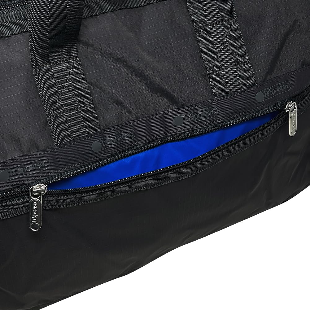 LeSportsac Deluxe Medium Weekender Boston Bag for night trips (Thunder) 1-2 (4318) [Used]