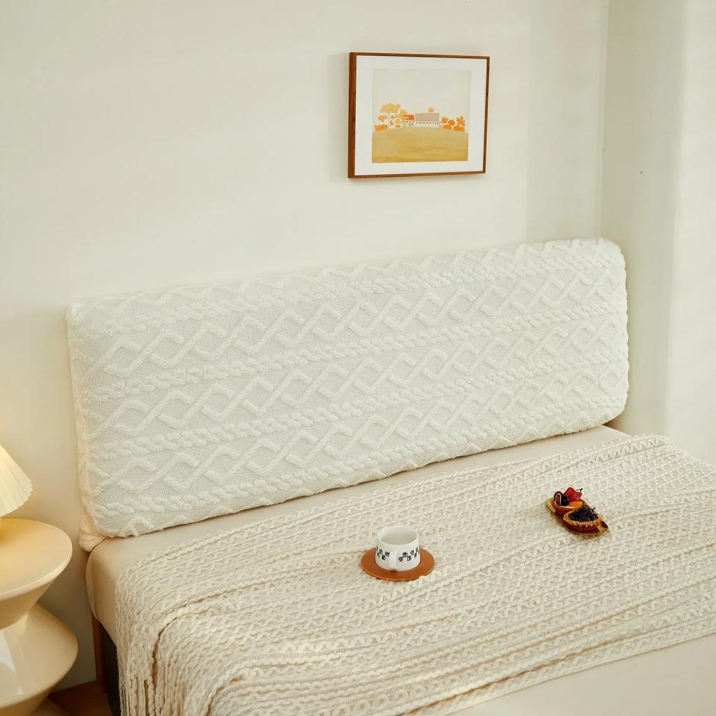 Dustproof Bed Cover Soft Touch Headboard Cover, Back Protection Elastic All Inclusive Fashionable Home Supplies