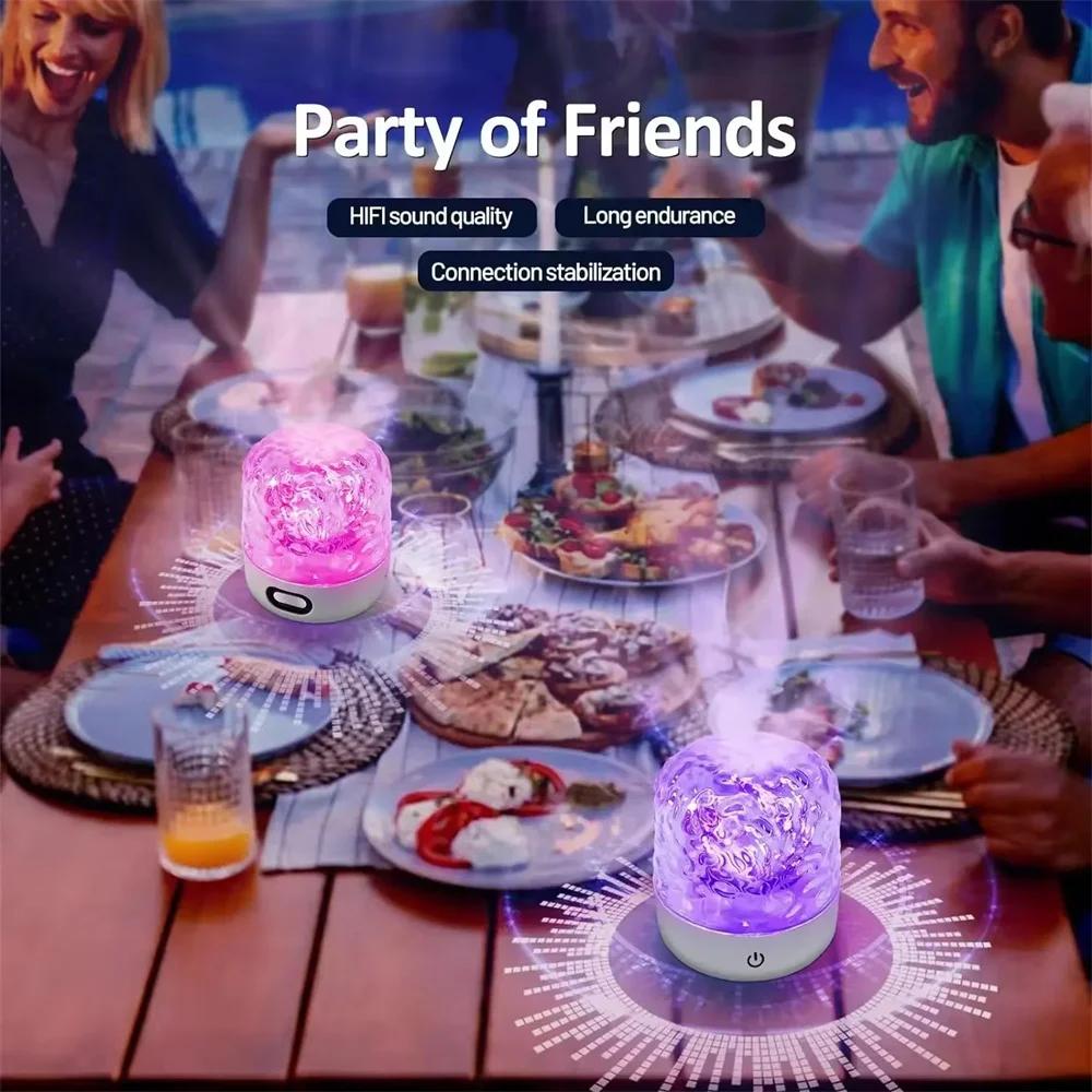 16 Color Projector Lamp Dynamic Water Ripple Night Light Bedroom Ambient Light USB Remote Cool Wall LED Light Gaming Room Decor