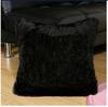 Myk pels Fluffy Sofa Pute Plysj Luksus Putetrekk Kast Familiedekorasjon