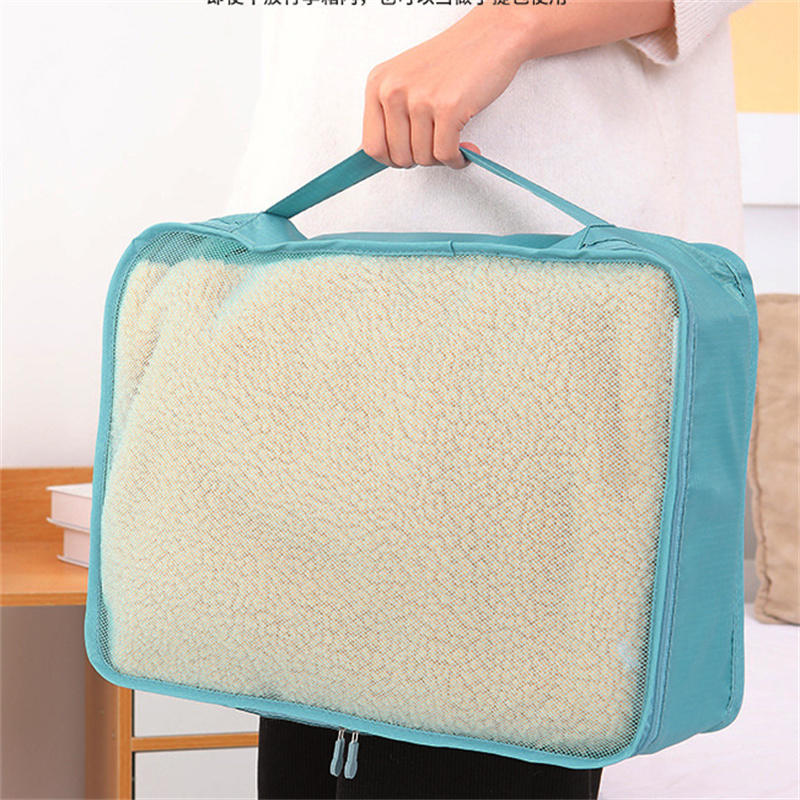 Travel Organizer Bag Reisebag Duffel Bag Oppbevaringsbag Reise Oppbevaringsveske Sett Sammenleggbar kompresjonsveske
