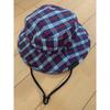 Used THE NORTH FACE Check Pattern Bucket Hat with Chin Strap NNO1324 M Size
