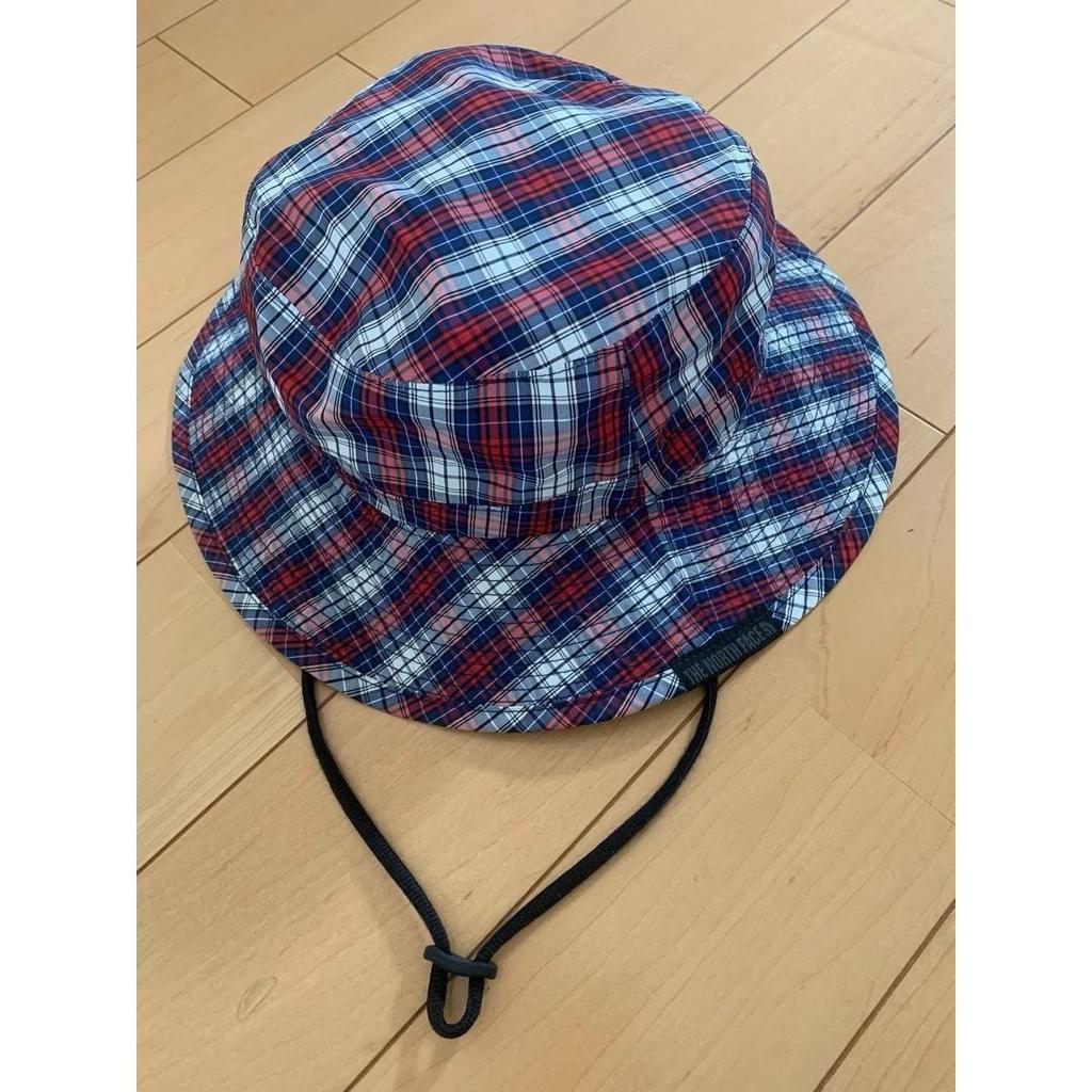 Used THE NORTH FACE Check Pattern Bucket Hat with Chin Strap NNO1324 M Size