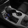 Gear Shift Water Cup Holder Cover Trim For Jeep Grand Cherokee Durango 11+silver