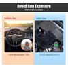 Car Sun Shade Film Windshield Visor Car Windshield Protection Accessories Car Sunshade 140 Cm X 70 Cm Foldable UV Protection