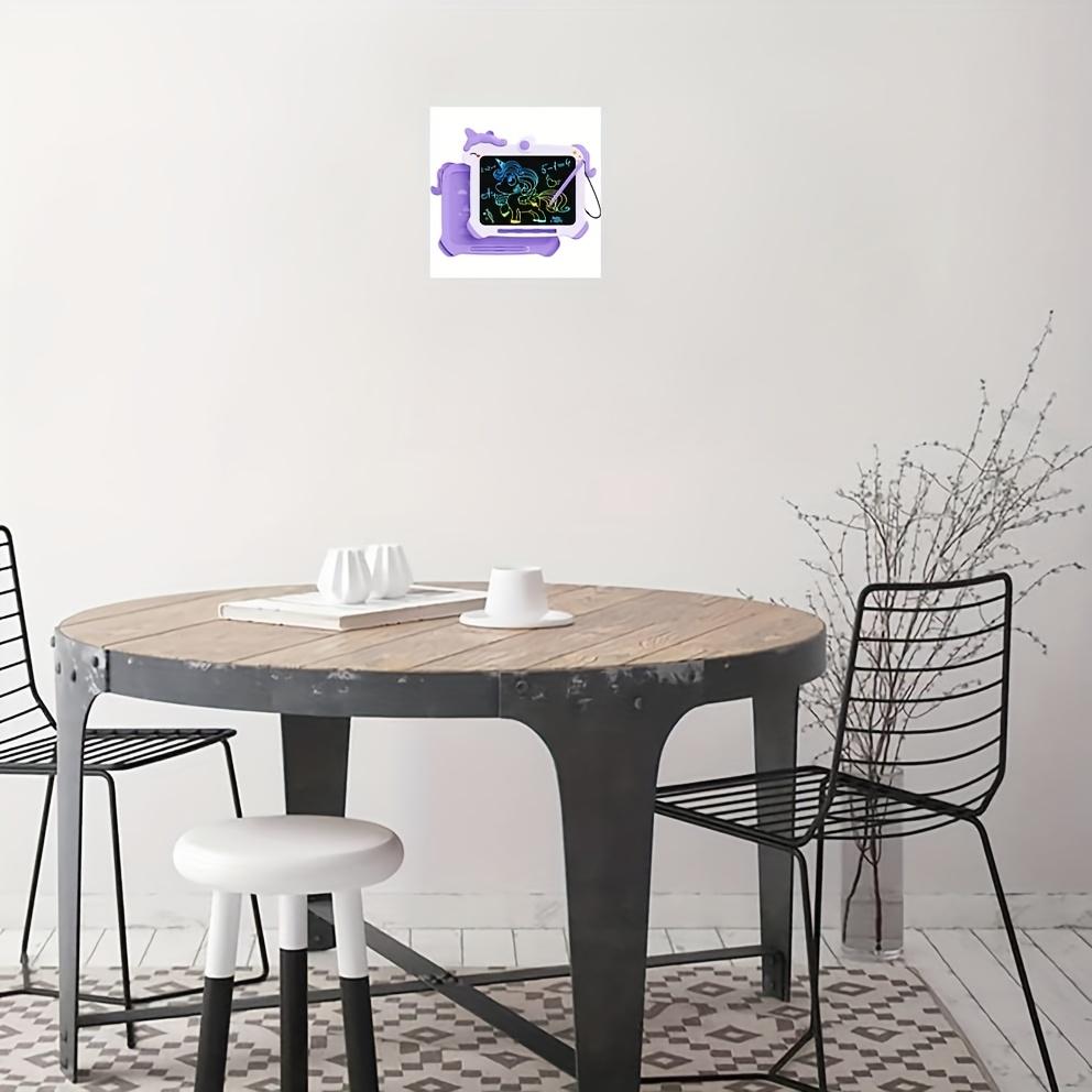 LCD Writing Tablet, Electronic Drawing Tablet and Doodle Board, Frameless Poster Canvas Painting, Suitable for 3-8 Years Old Children as Birthday Gift