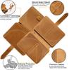 Passport Case Leather Passport Book Cover Passport Holder for Traveling Families Genuine Leather Travel Wallet Passport Holder for Men and Women