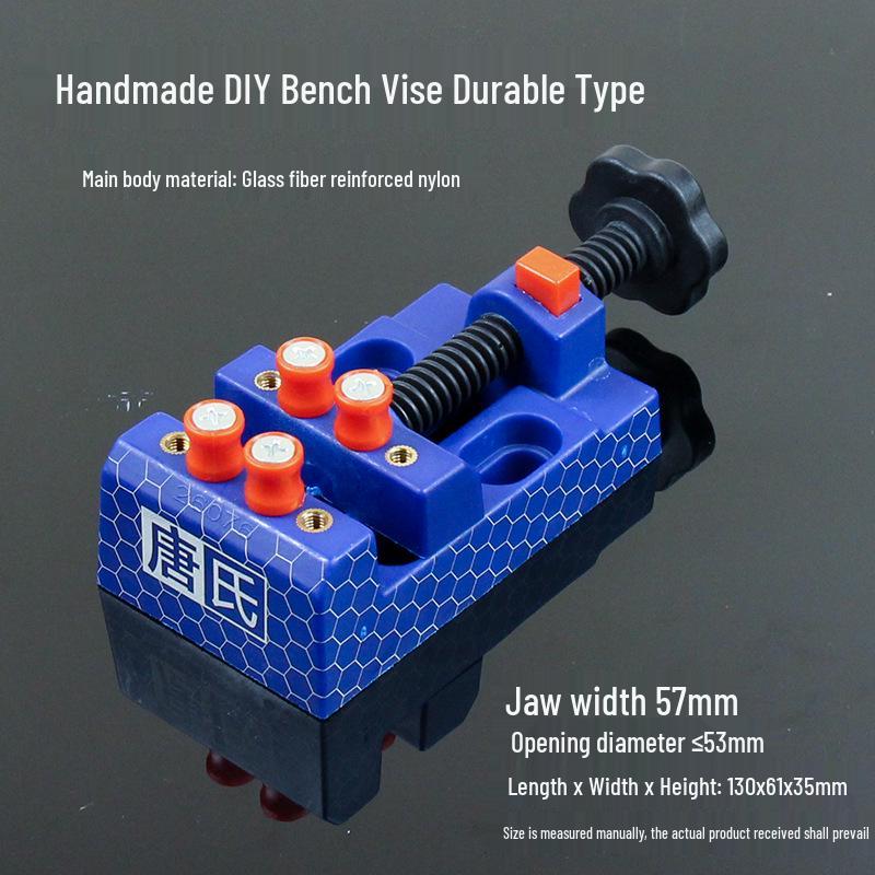 Aluminum Alloy Mini Bench Vise for Carving Walnuts, Bodhi, and Olive Wood