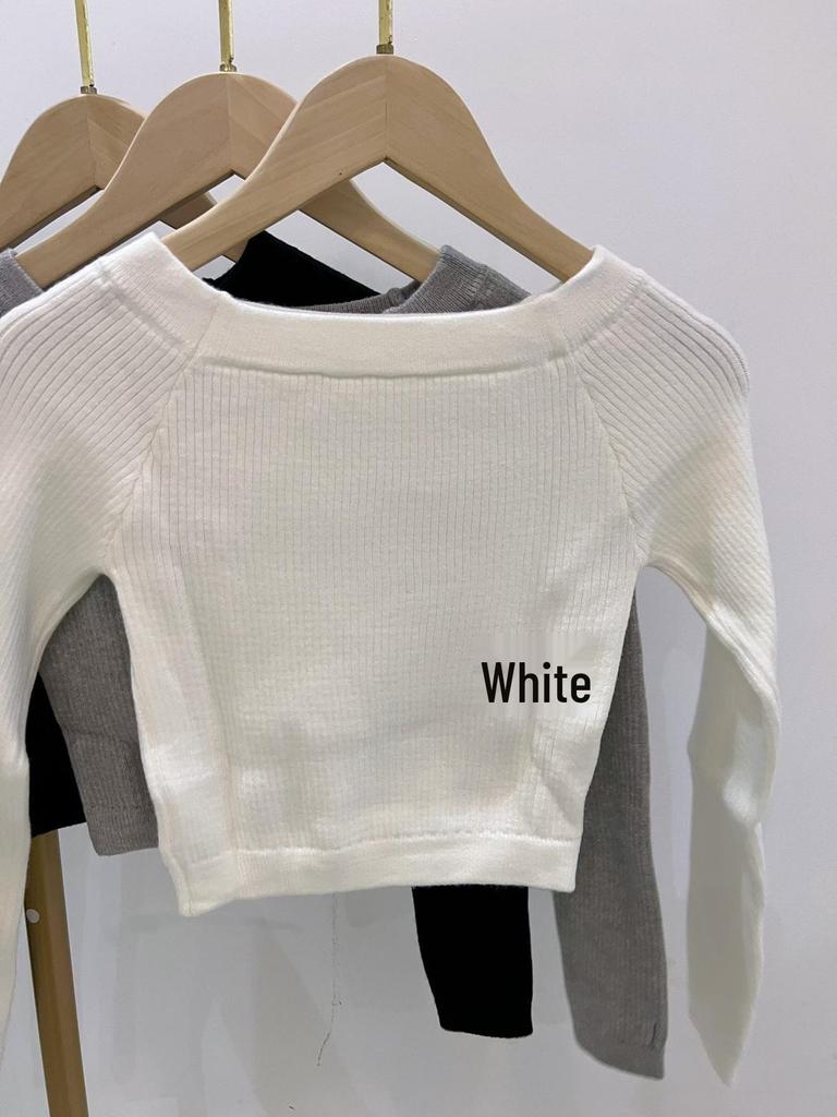 Children's Long Sleeve Dance Cardigan Shawl - Off-Shoulder Autumn/Winter Sweater for Girls' Practice Wear