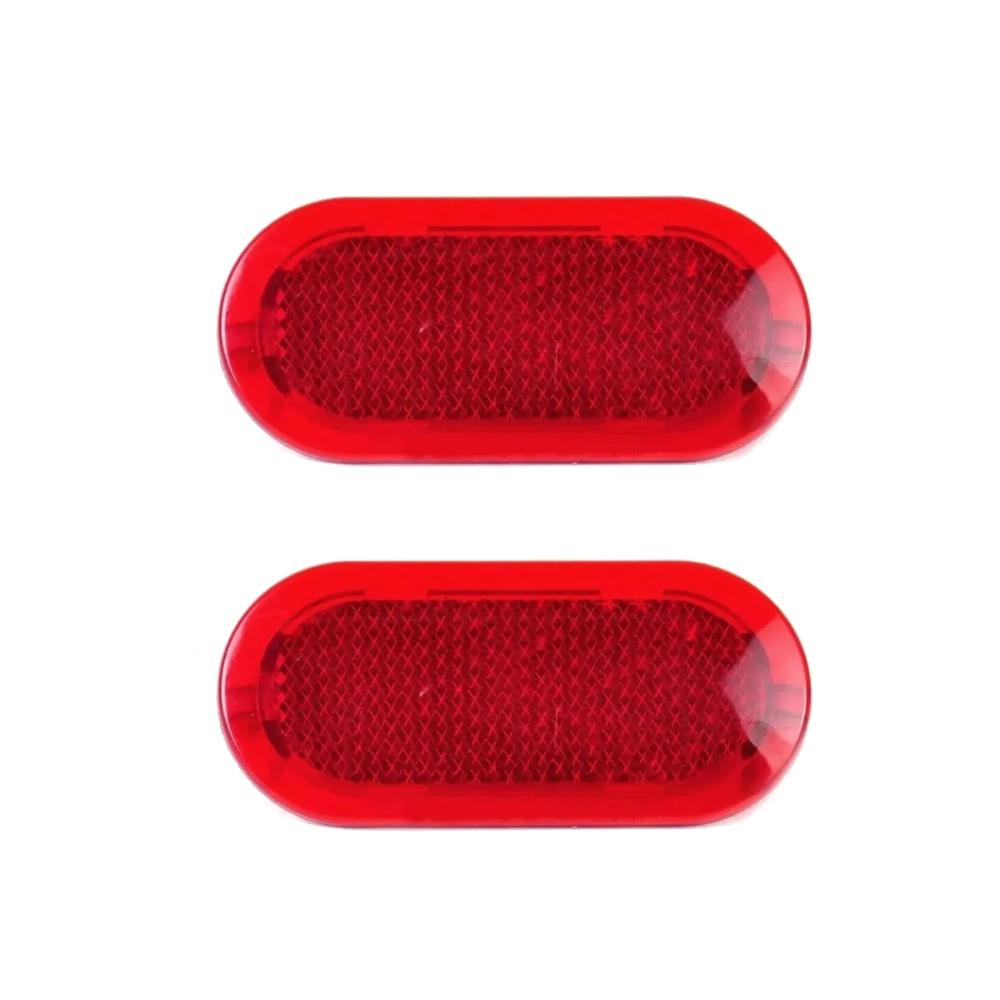 

2pcs 6Q0947419 Car Red Panel Warning Light Reflector For VW