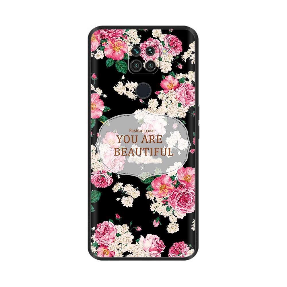 Case For Xiaomi Redmi Note 9 Case Soft Black Silicon Back Cover For Redmi Note9 Cover Redmi Note 9 Case Funda Coque Bumper Shell
