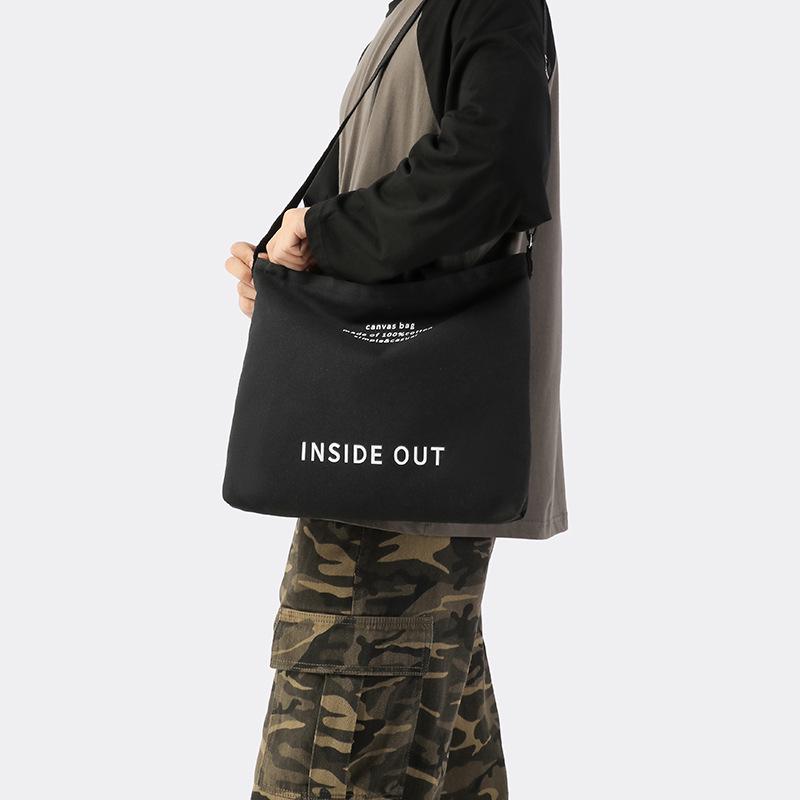 Retro Women's Canvas Tote: Large-Capacity Crossbody, Shoulder & Handbag for Students & Commuters