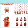 Turning Red Birthday Party Set With Adorable Cartoon Decorations And Surprises