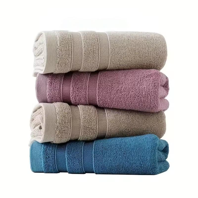 Premium Bamboo Cotton Hand Towel - Natural Sustainable Hypo-Allergenic High Absorbent Super Soft Luxury for Home