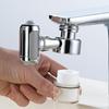 Faucet Water Filter Adjustable Quick Installation Sink Faucet Water Purifier for Home Kitchen Bathroom Laundry Apartment