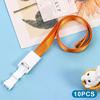 10Pcs Transparent ID Card Holder with Lanyard Waterproof Plastic Name Tag Badge Cover for Student Bus Card Office Access Pass