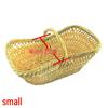 Handmade Small Bamboo Woven Basket for Fruits, Vegetables, Eggs, and Kitchen Storage