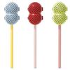 2Pcs Tanghulu Shape Tea Leaf Filter with Straws Funny Tea Maker Durable Teapot Sieve  Kitchen
