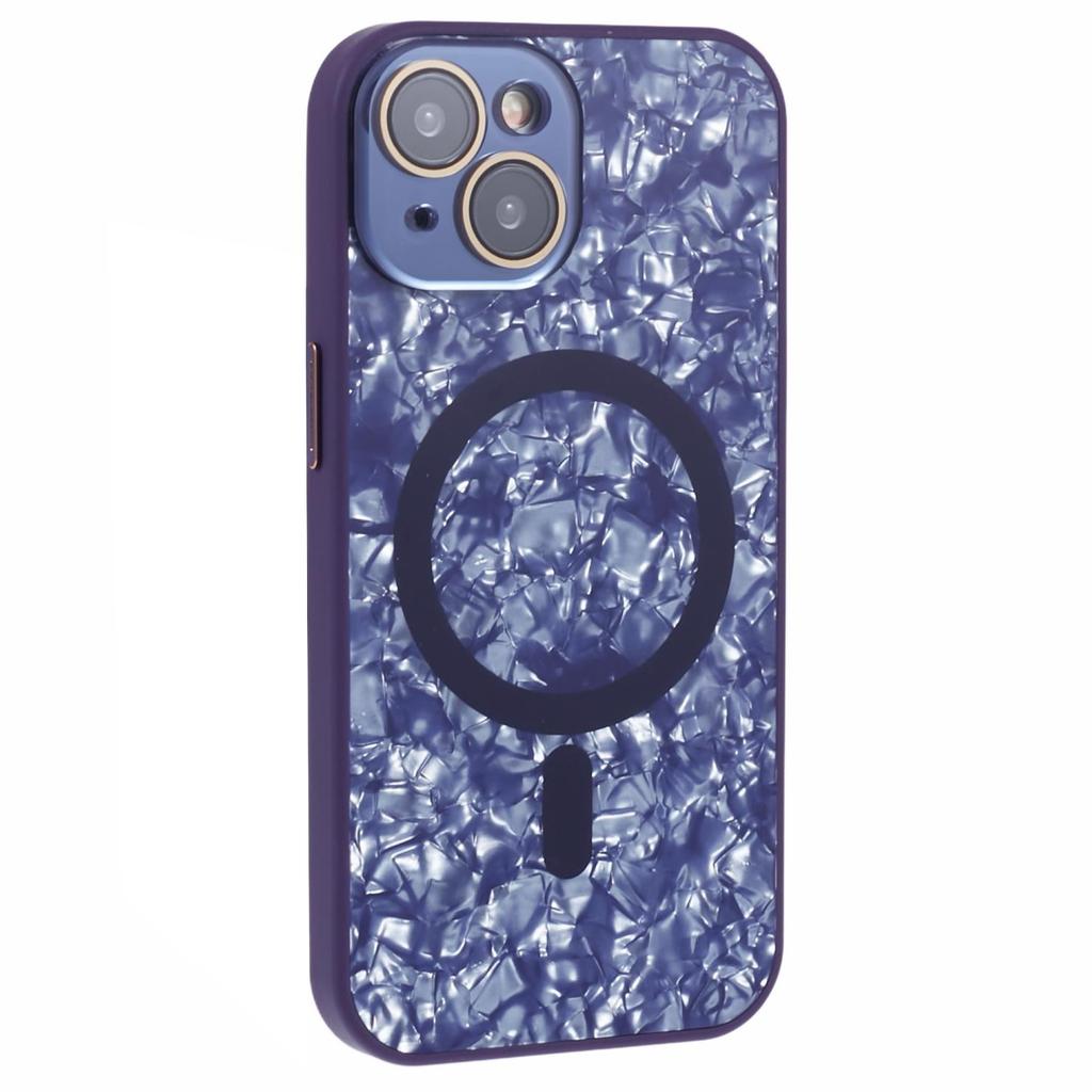 YUX Series For iPhone 13 6.1 inch Back Case TPU+Acrylic Cover Compatible with MagSafe (Precise Lens Cutout) - Black