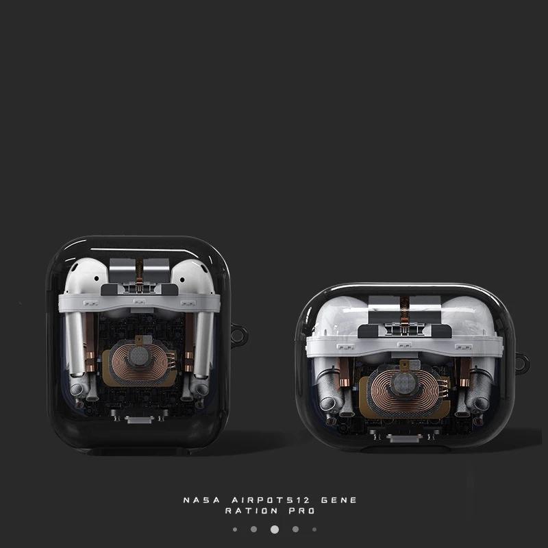 Für AirPods Pro 2 Fall Luxus 3D technologie Kopfhörer Fall für AirPods 1 2 3 Pro Lade Box Silikon Weiche Fall für airPods Pro