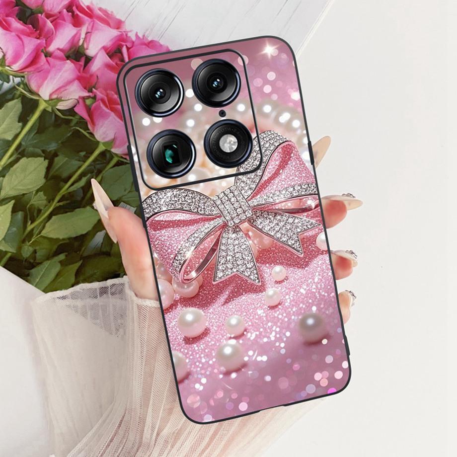 Flower Cartoon Fashion Design Phone Case For Motorola Signature Moto X70 Air Pro 5G Funda Soft Silicone Shockproof Back Cover